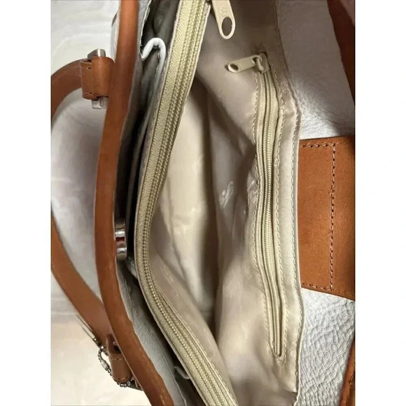 Fossil Handbag white and‎ camel classic - Picture 6 of 9